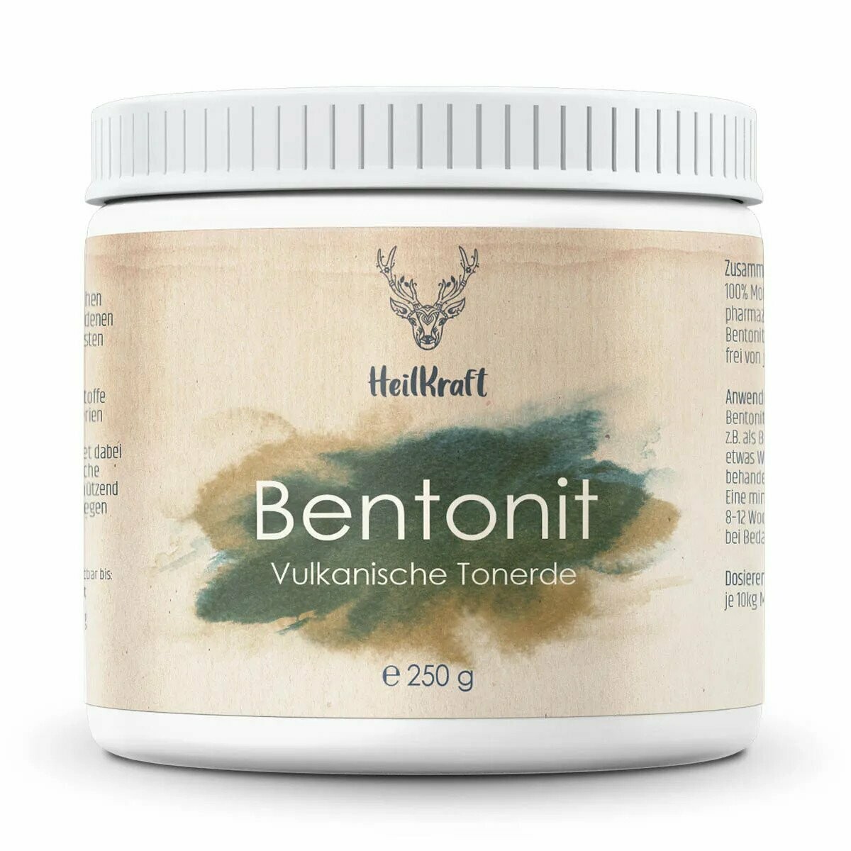 Heilkraft Bentonit - Tonerde vulkanischen Ursprungs  250g