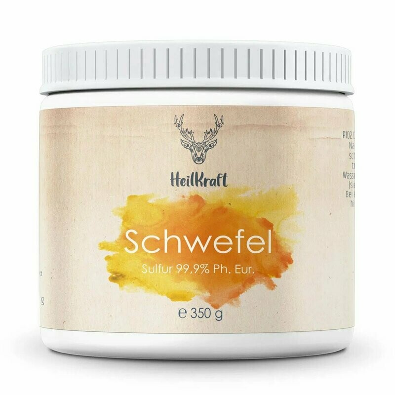 Heilkraft Anorganischer Schwefel - Sulphur 99,9% Ph. Eur  350g