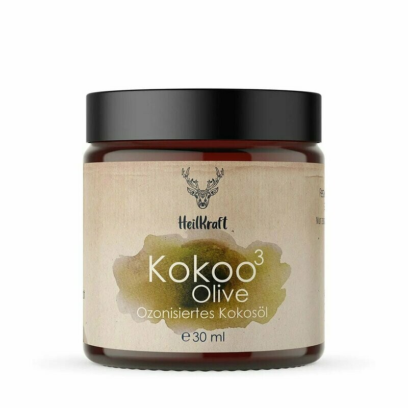 Heilkraft Kokoo³ Olive - Ozonisiertes Kokosöl + Olivenöl  30ml