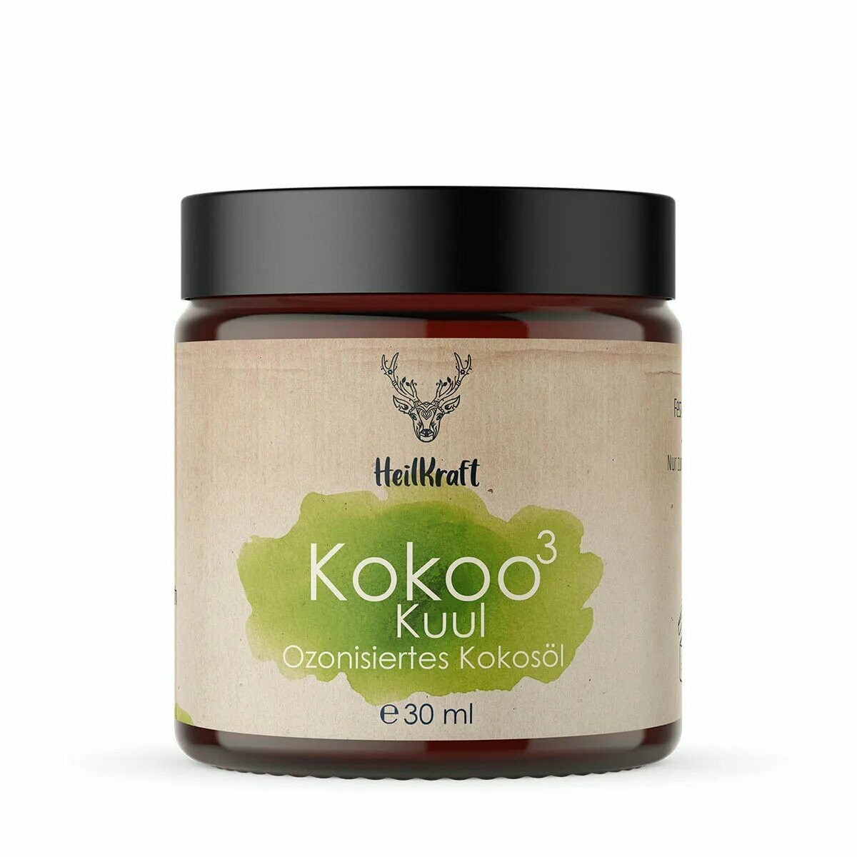 Heilkraft Kokoo³ Kuul - Ozonisiertes Kokosöl + Zitrone-Minze  30ml