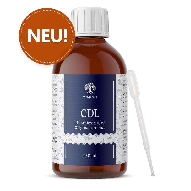 Waldkraft CDL/CDS - reinste Chlordioxid-Lösung in Originalrezeptur 250ml Waldkraft CDL/CDS - reinste Chlordioxid-Lösung in Originalrezeptur 250ml