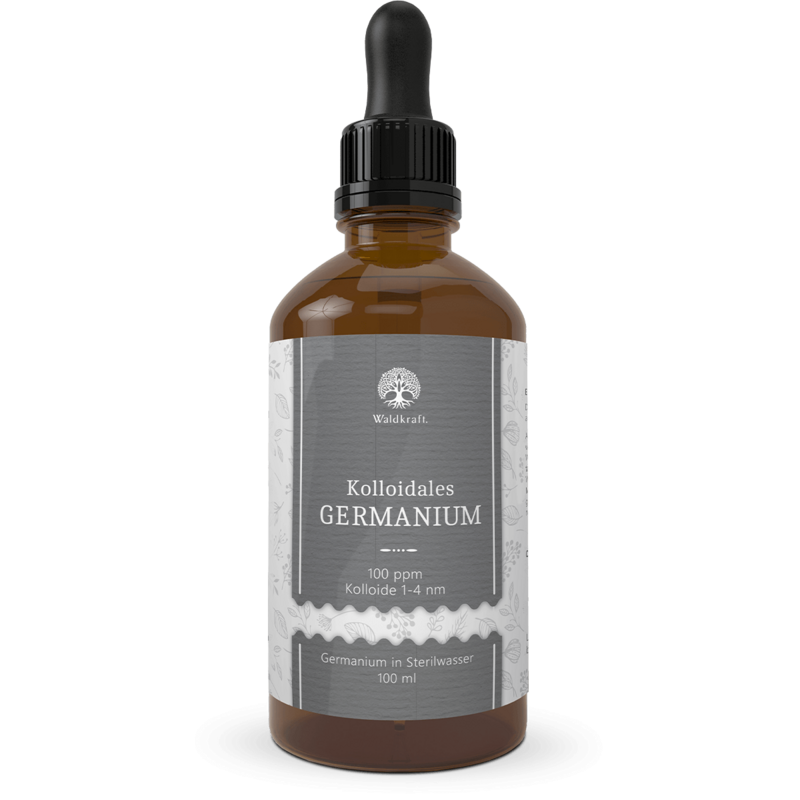 Waldkraft Kolloidales Germanium – 100 ppm Germanium-Lösung  Pipette