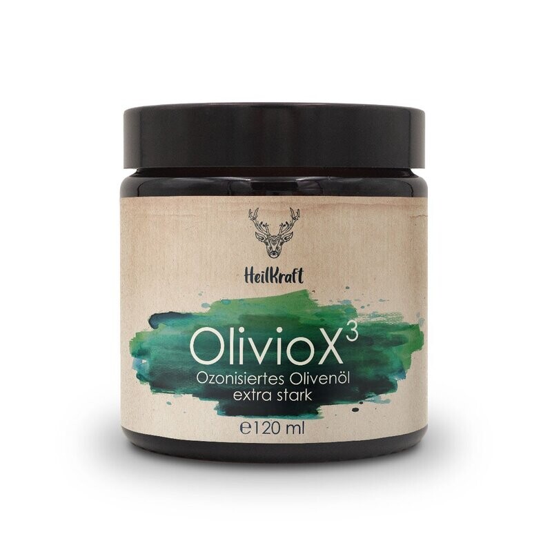 Heilkraft OlivioX³ - Extra stark ozonisiertes Olivenöl 120ml Heilkraft OlivioX³ - Extra stark ozonisiertes Olivenöl 120ml