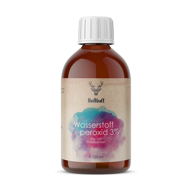 Heilkraft Wasserstoffperoxid 3% - unstabilisiert | 250ml Heilkraft Wasserstoffperoxid 3% - unstabilisiert | 250ml
