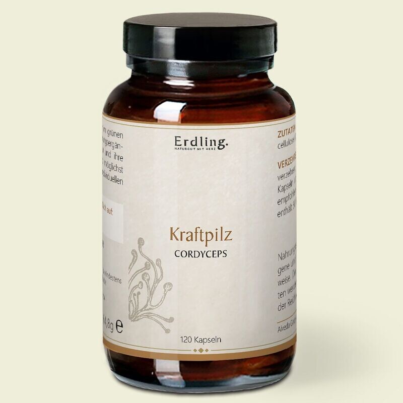 Waldkraft Erdling Kraftpilz Cordyceps – 120 Kapseln Waldkraft Erdling Kraftpilz Cordyceps – 120 Kapseln