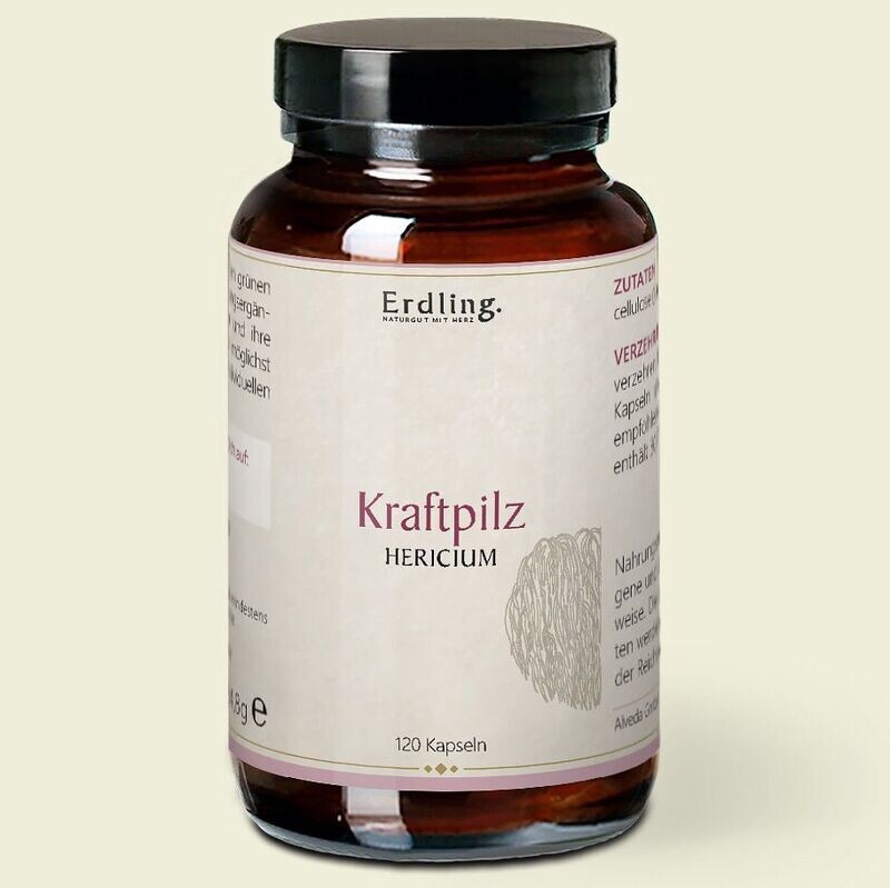 Waldkraft Erdling Kraftpilz Hericium – 120 Kapseln Waldkraft Erdling Kraftpilz Hericium – 120 Kapseln