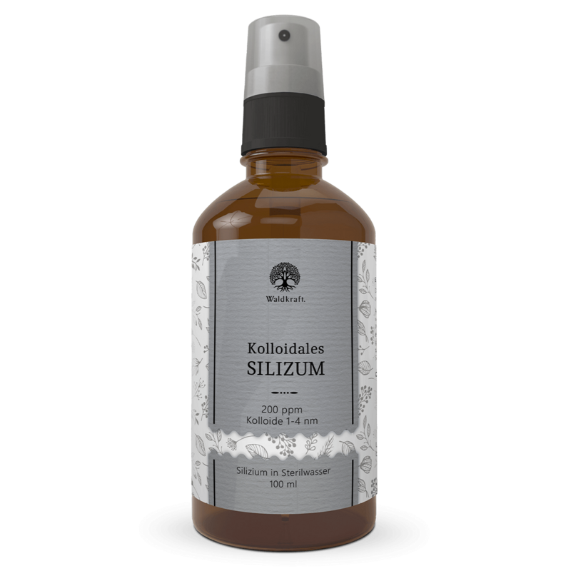 Waldkraft Kolloidales Silizium – 200 ppm Silizium Lösung 100ml Sprühaufsatz Waldkraft Kolloidales Silizium – 200 ppm Silizium Lösung 100ml Sprühaufsatz