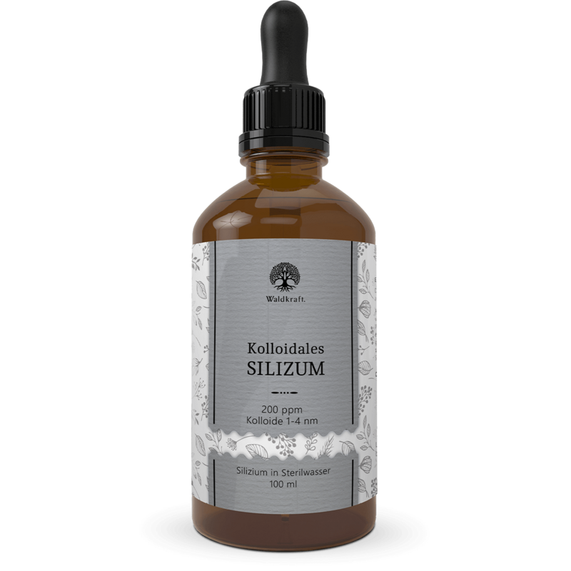 Waldkraft Kolloidales Silizium – 200 ppm Silizium Lösung 100ml Pipette Waldkraft Kolloidales Silizium – 200 ppm Silizium Lösung 100ml Pipette