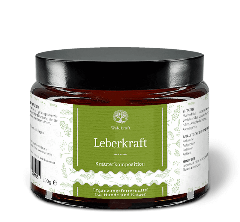 Waldkraft Leberkraft - Kräutermischung für die Leber von Hund und Katze Waldkraft Leberkraft - Kräutermischung für die Leber von Hund und Katze