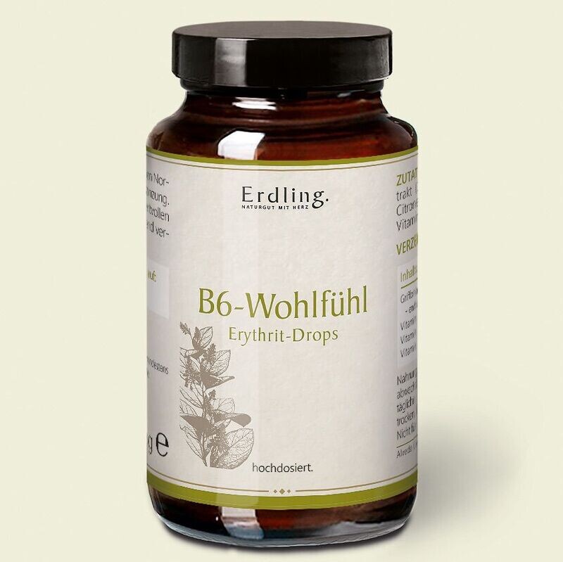 Waldkraft Erdling B6-Wohlfühl Erythrit-Drops - 50 Stück Waldkraft Erdling B6-Wohlfühl Erythrit-Drops - 50 Stück
