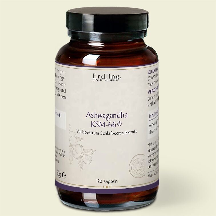 Waldkraft Erdling Ashwagandha KSM-66® vegan - 120 Kapseln Waldkraft Erdling Ashwagandha KSM-66® vegan - 120 Kapseln