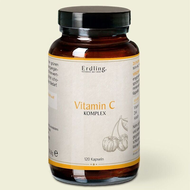 Waldkraft Erdling Vitamin C Komplex - 120 Kapseln Waldkraft Erdling Vitamin C Komplex - 120 Kapseln