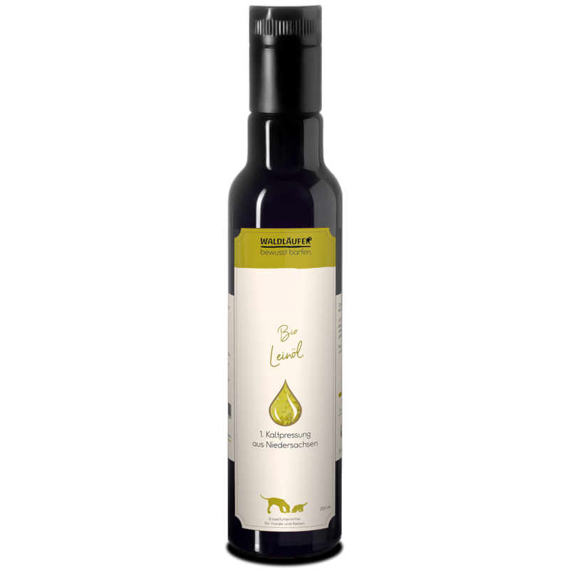 Waldkraft Waldläufer Bio-Leinöl aus Niedersachsen - 1. Kaltpressung - 250ml Waldkraft Waldläufer Bio-Leinöl aus Niedersachsen - 1. Kaltpressung - 250ml