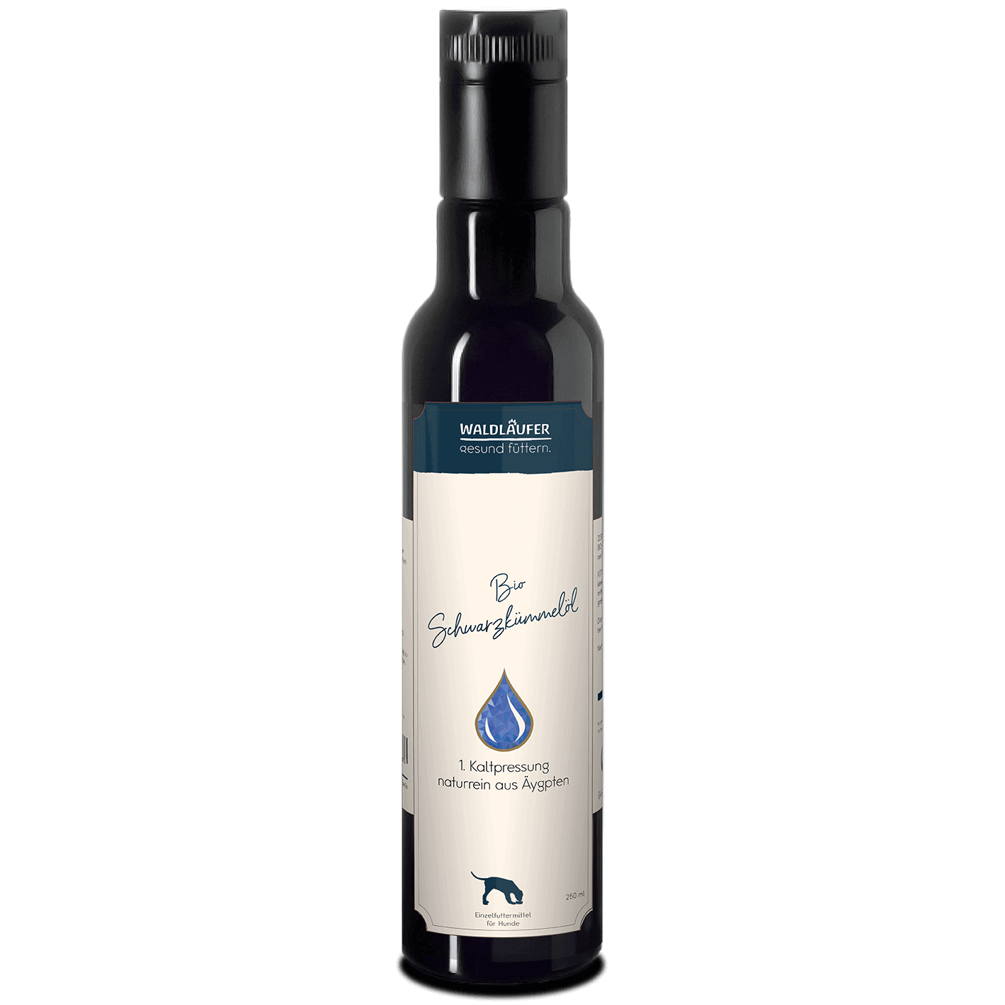 Waldkraft Waldläufer Bio-Schwarzkümmelöl aus Ägypten - 1. Kaltpressung - 250ml