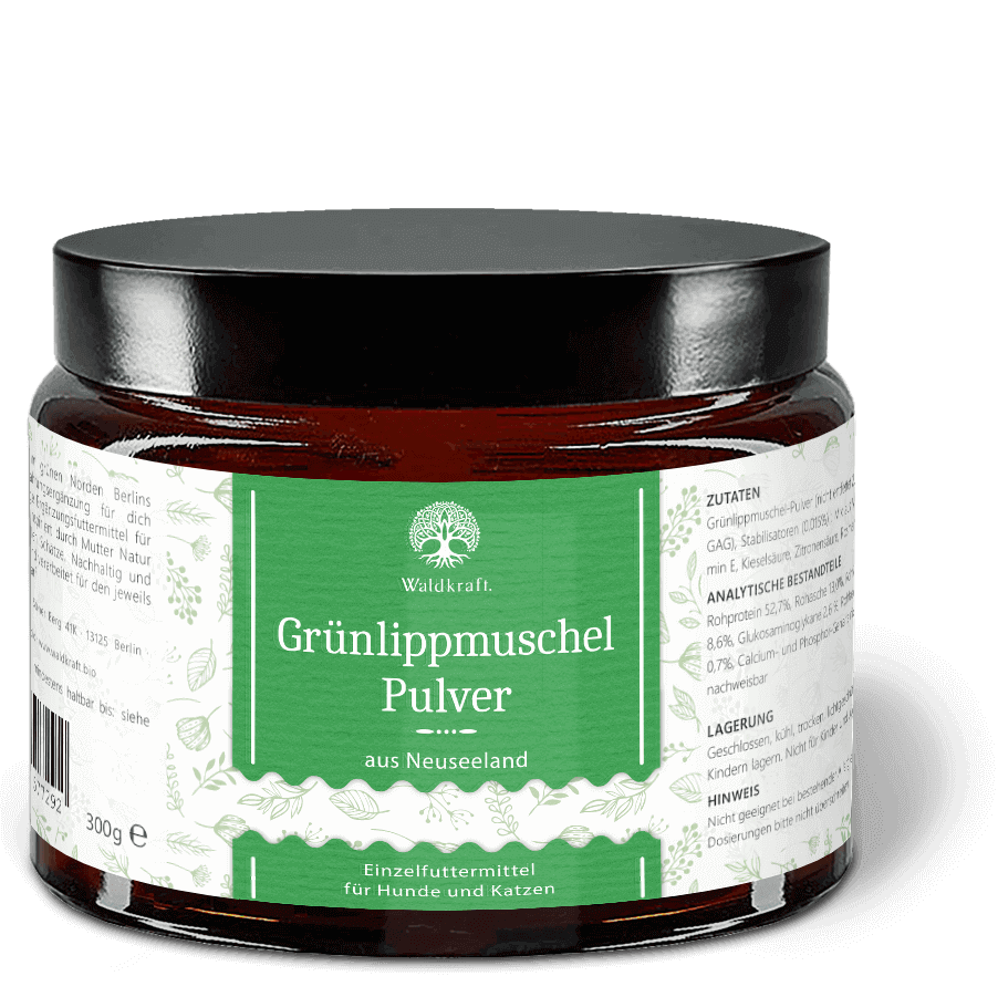 Waldkraft Grünlippmuschelpulver - Vollfett 3% - 300g