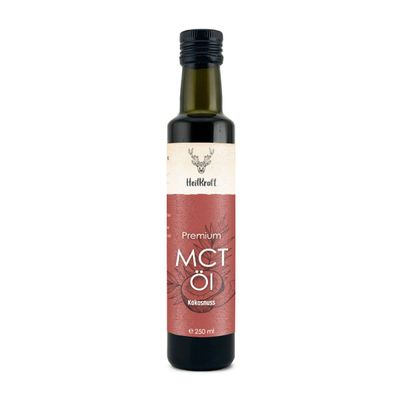 Heilkraft Premium MCT-Öl auf Kokosbasis 250ml