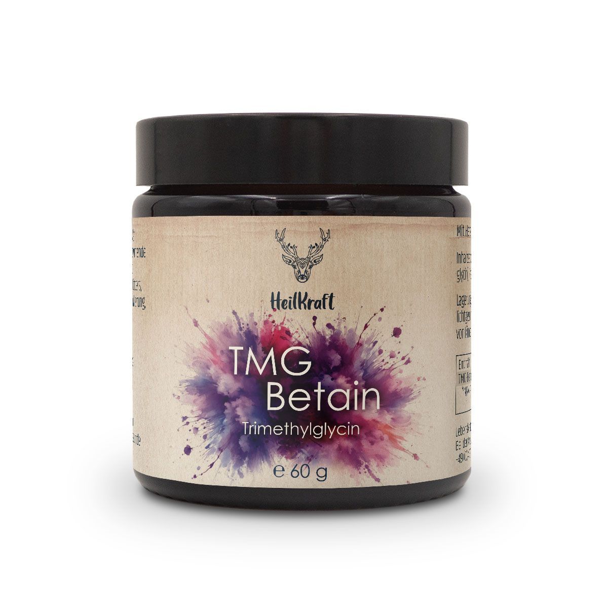 Heilkraft TMG Betain - Trimethylglycin 60g