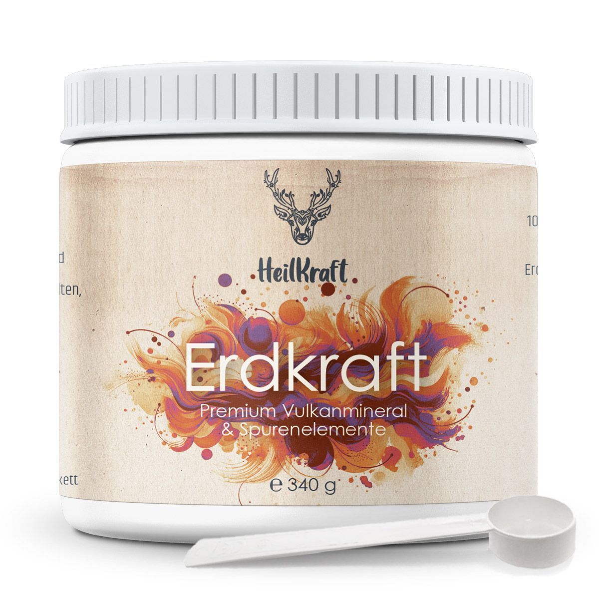 Heilkraft Erdkraft - Premium Vulkanmineral & Spurenelemente 340g