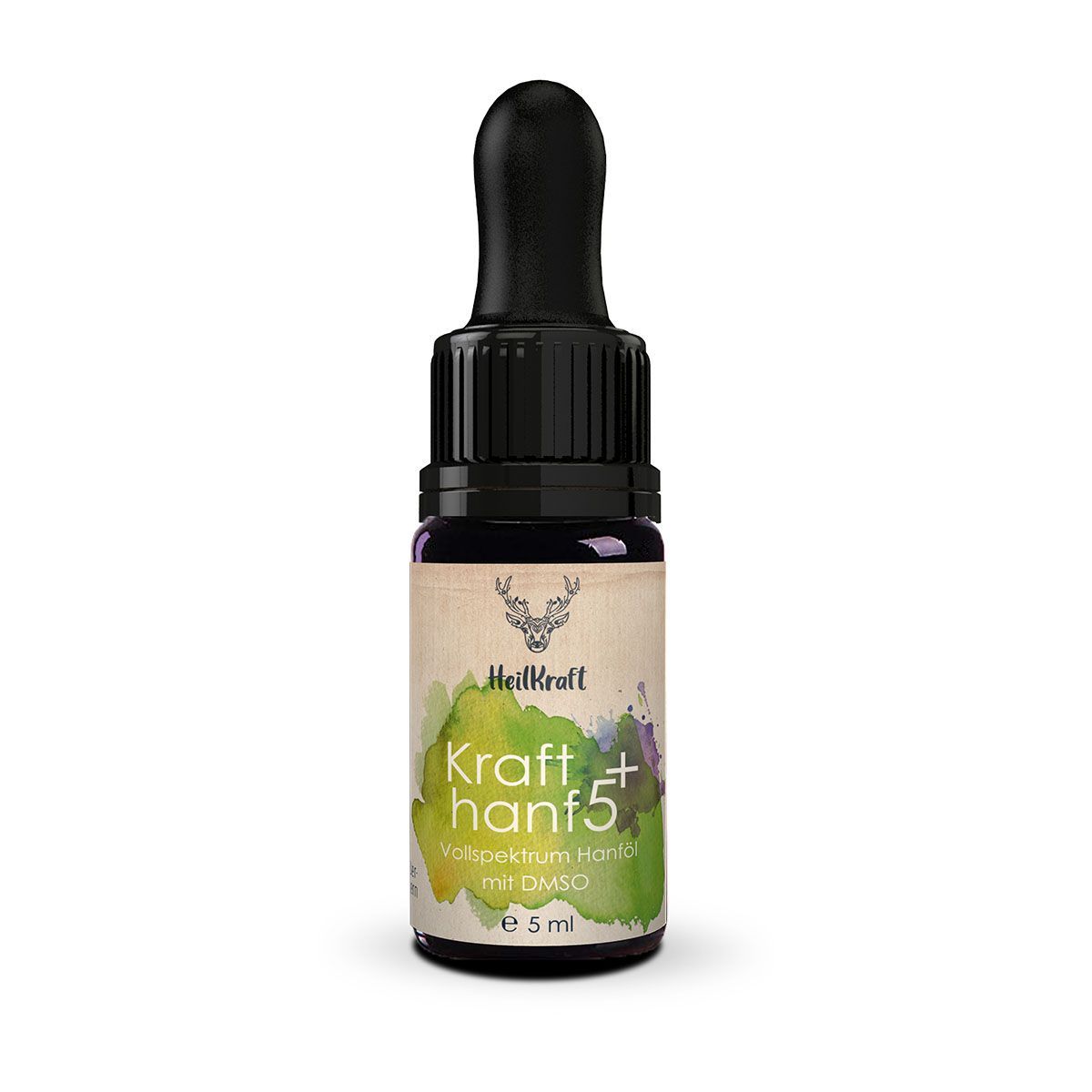 Heilkraft Krafthanf 5+ - CBD Vollspektrum Hanf-Extrakt + DMSO 5ml