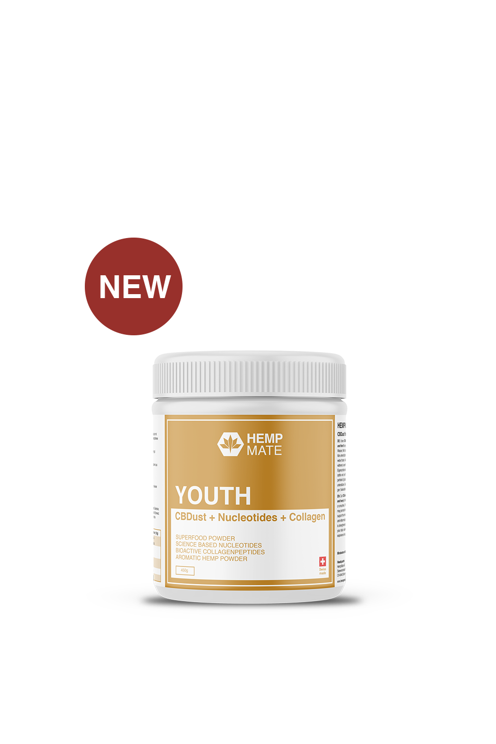 HEMPMATE CBDust Youth  Nukleotide, Kollagen