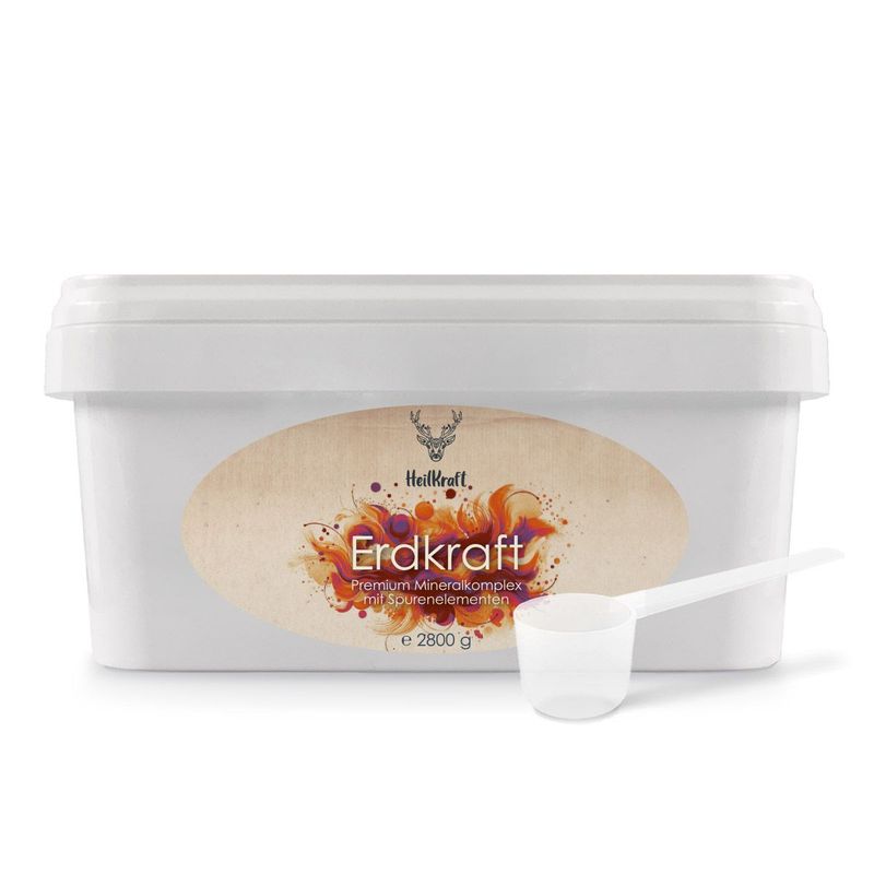 Heilkraft Erdkraft - Premium Vulkanmineral & Spurenelemente 2,8kg