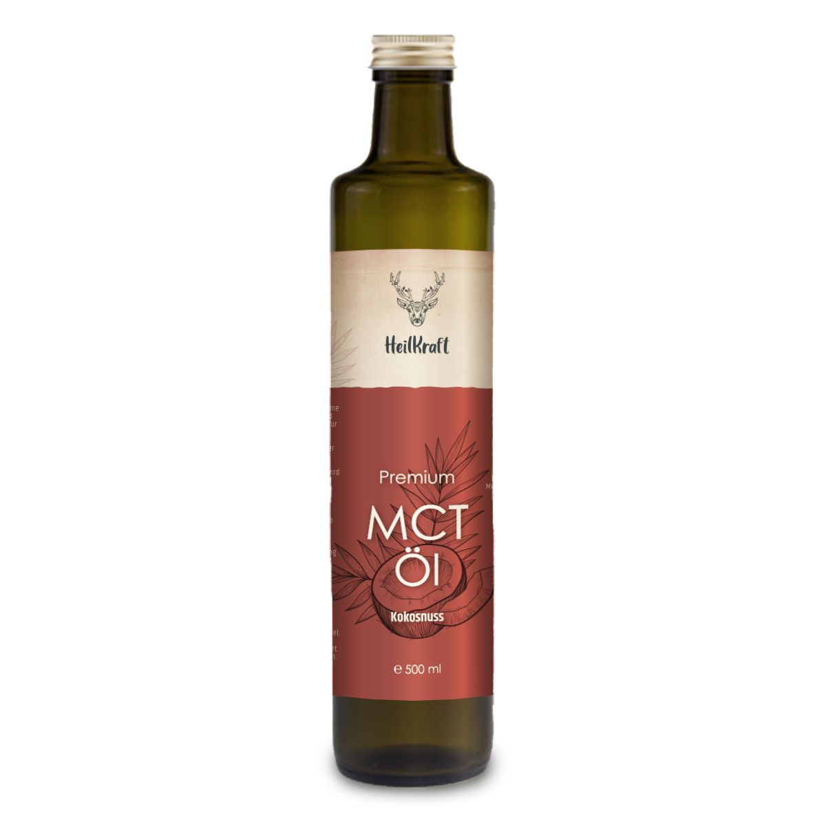 Heilkraft Premium MCT-Öl auf Kokosbasis 500ml