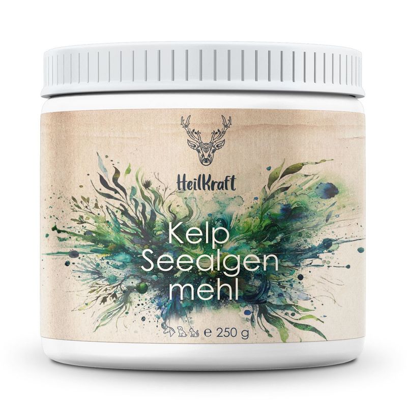 Heilkraft Kelp Seealgenmehl - Pflanzliches Jod 250g