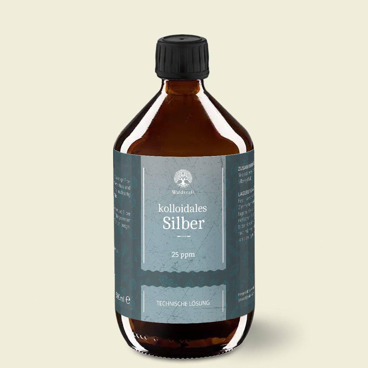 Waldkraft Kolloidales Silber 25ppm - Antimikrobielle Lösung  500ml