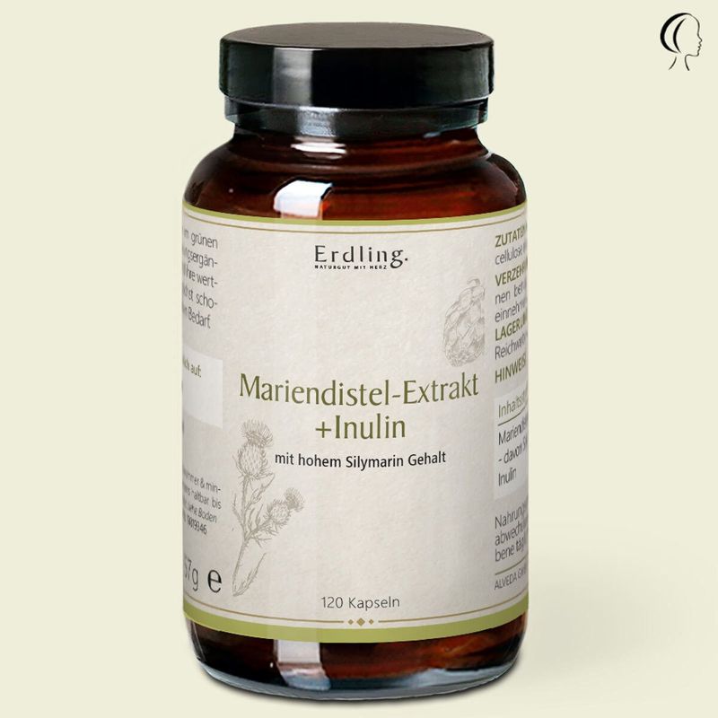 Waldkraft Erdling Mariendistel-Extrakt + Inulin - 120 Kapseln Waldkraft Erdling Mariendistel-Extrakt + Inulin - 120 Kapseln