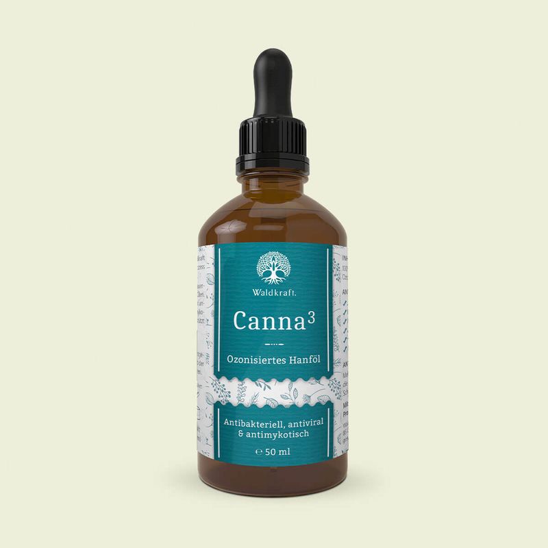 Waldkraft Canna3 – Ozonisiertes Hanföl – 50ml Waldkraft Canna3 – Ozonisiertes Hanföl – 50ml