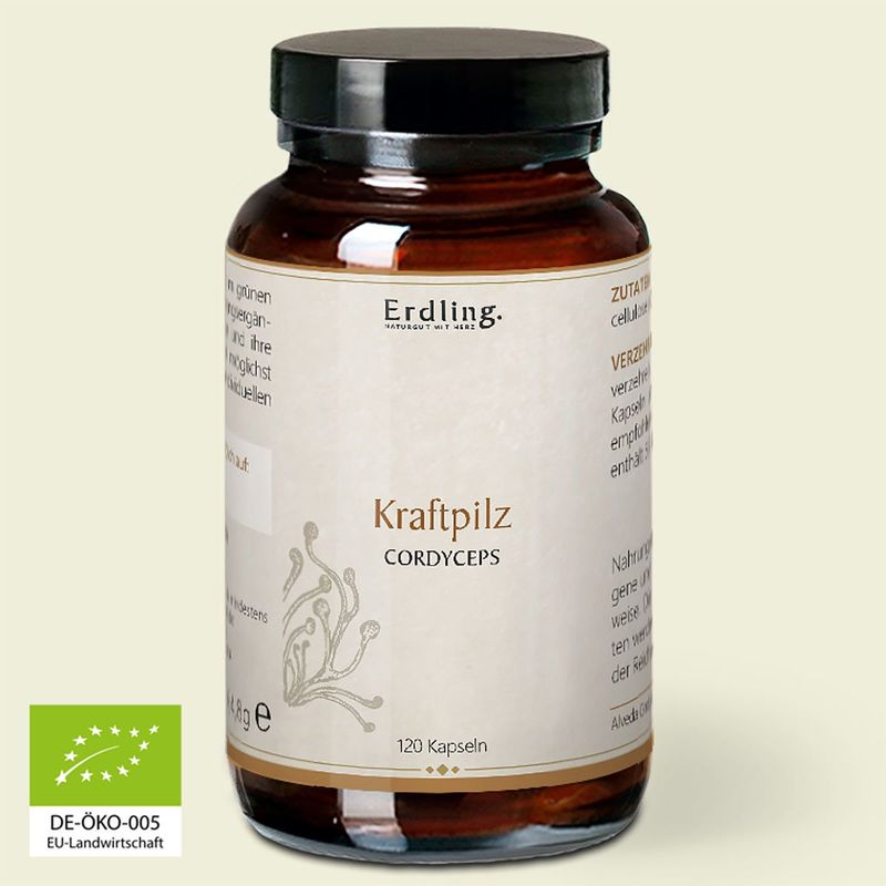Waldkraft Erdling Kraftpilz Cordyceps – 120 Kapseln Waldkraft Erdling Kraftpilz Cordyceps – 120 Kapseln