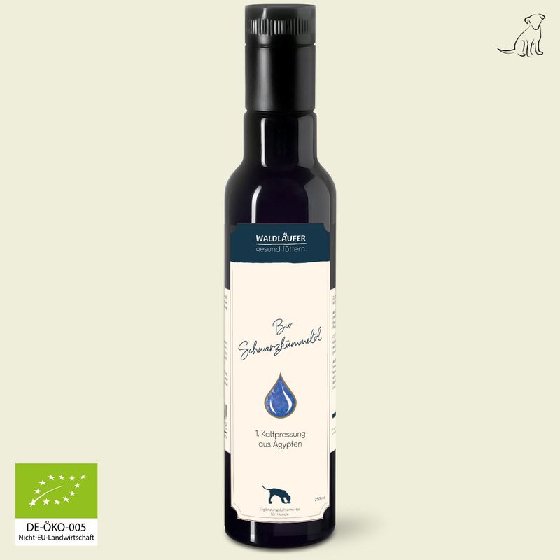 Waldkraft Waldläufer Bio-Schwarzkümmelöl aus Ägypten - 1. Kaltpressung - 250ml Waldkraft Waldläufer Bio-Schwarzkümmelöl aus Ägypten - 1. Kaltpressung - 250ml