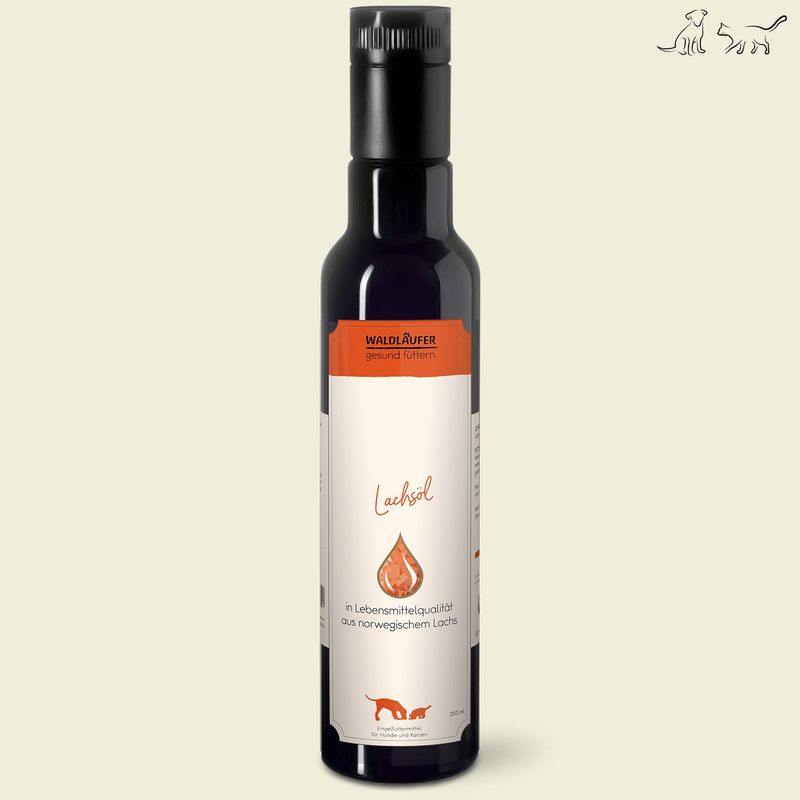 Waldkraft Waldläufer Lachsöl, 100% nativ - ohne jegliche Zusätze - 250ml