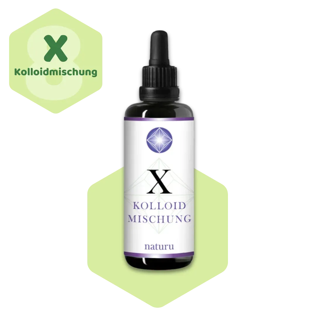 Naturu X Kolloidmischung hochpotent aus 8 Kolloiden 100ml