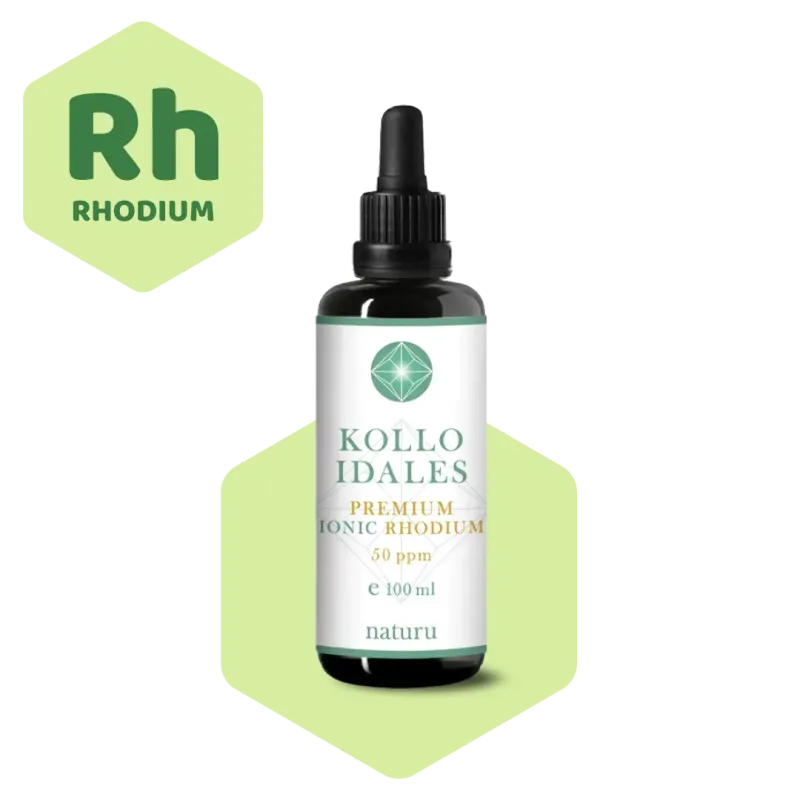 Naturu Kolloidales Rhodium Protonenresonanz 100ml Naturu Kolloidales Rhodium Protonenresonanz 100ml
