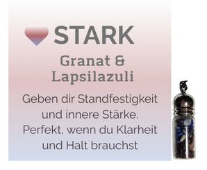 Seelenglanz Seelenfläschchen STARK, Anhänger