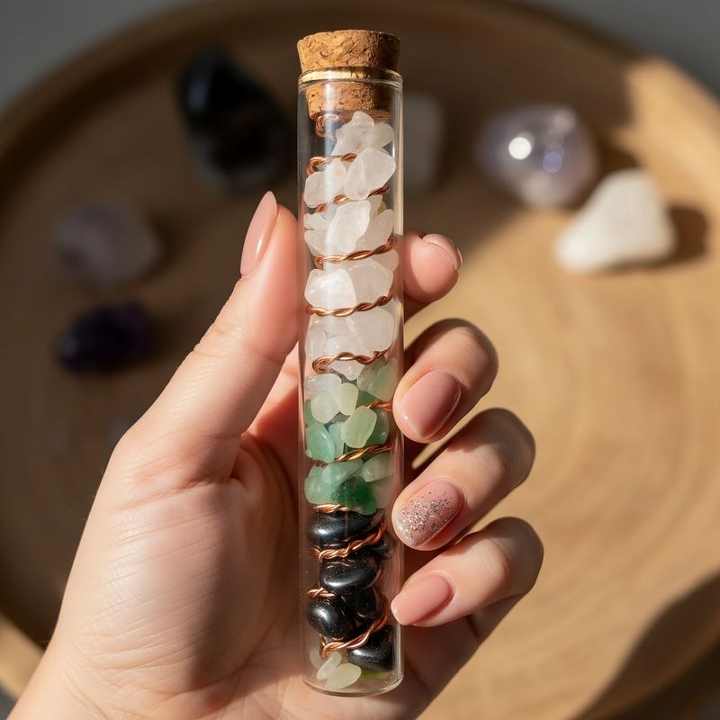 Seelenglanz Energiestab "Gesundheit & Schmerzfreiheit" Doppelspirale