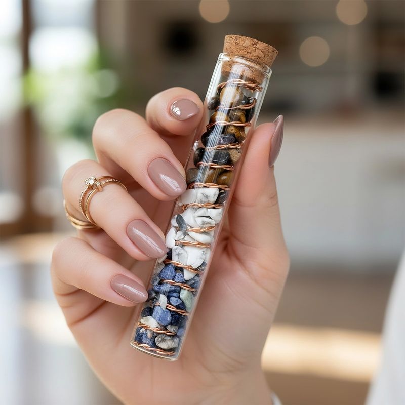 Seelenglanz Energiestab "Schlaf und innere Ruhe" Doppelspirale