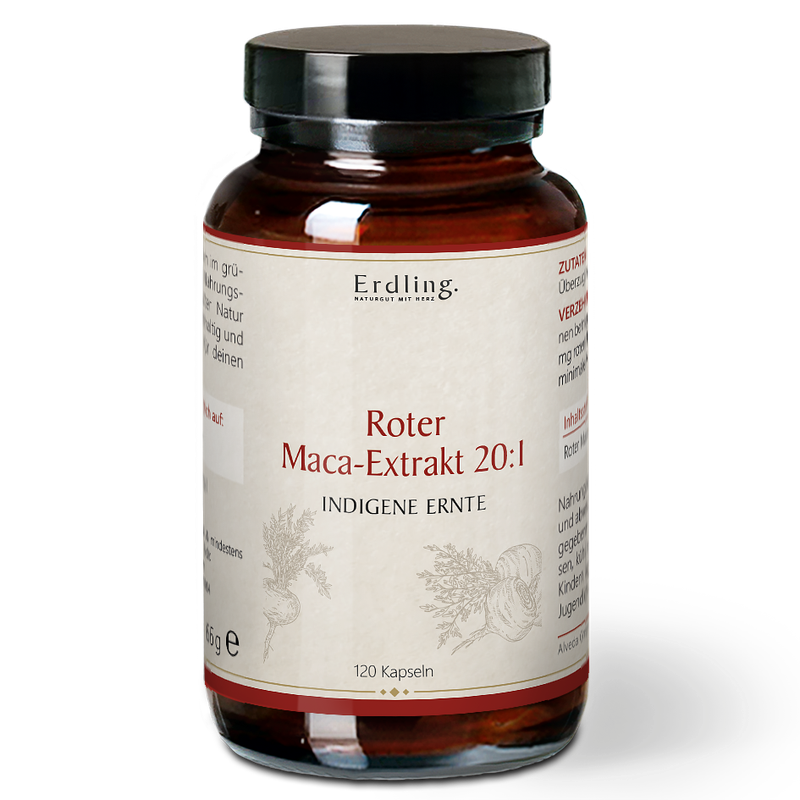 Waldkraft Erdling Roter Maca-Extrakt 20:1 - 120 Kapseln