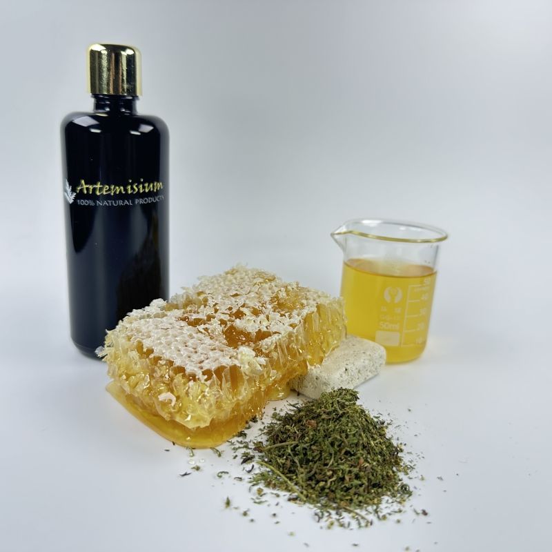 Artemisium Artemisia annua Oxymel – Kräuter-Sauerhonig mit herbem Charakter 100ml Artemisium Artemisia annua Oxymel – Kräuter-Sauerhonig mit herbem Charakter 100ml