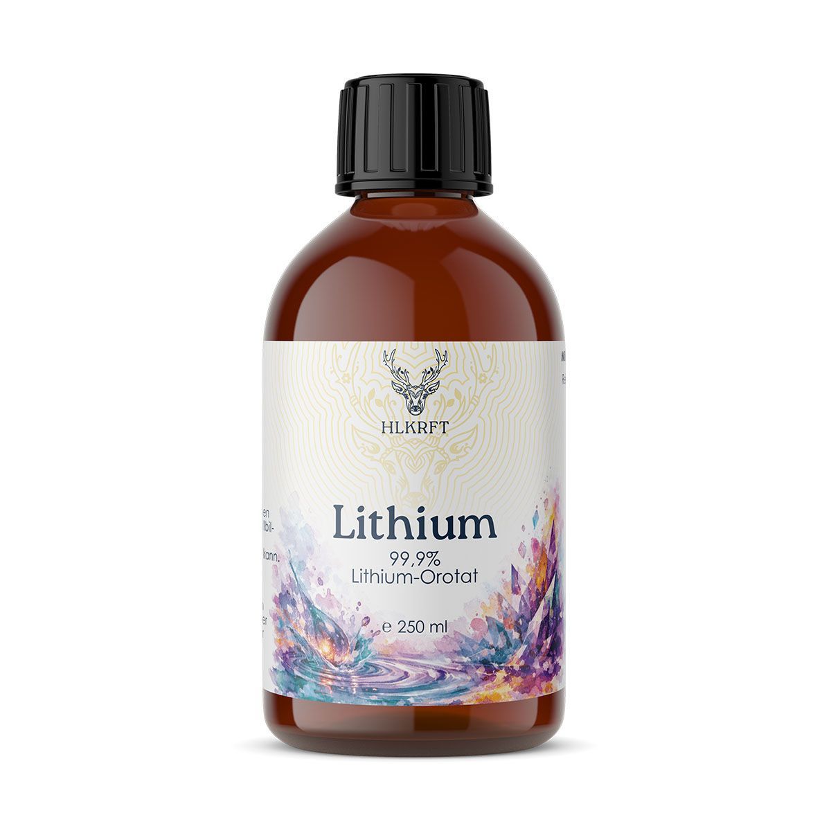 Heilkraft Lithium, Lithiumorotat (Monohydrat), min 99.9%, 250ml Heilkraft Lithium, Lithiumorotat (Monohydrat), min 99.9%, 250ml