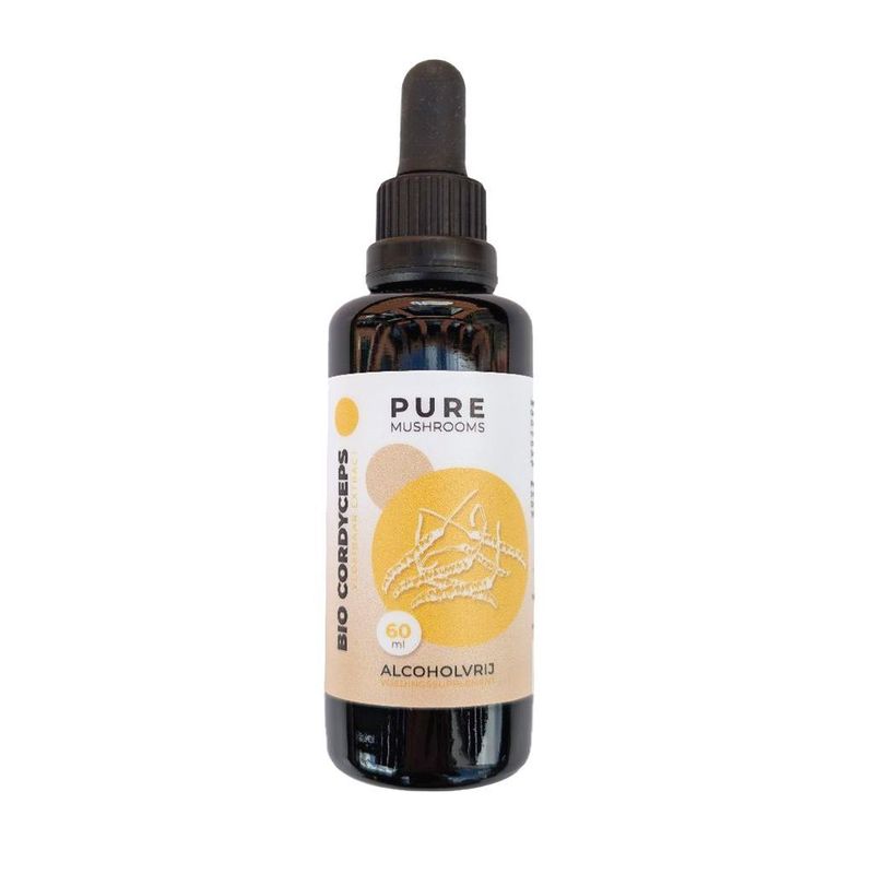 Pure Mushrooms Cordyceps Pilzextrakt Alkoholfrei Bio (Reine Pilze) 60ml Pure Mushrooms Cordyceps Pilzextrakt Alkoholfrei Bio (Reine Pilze) 60ml