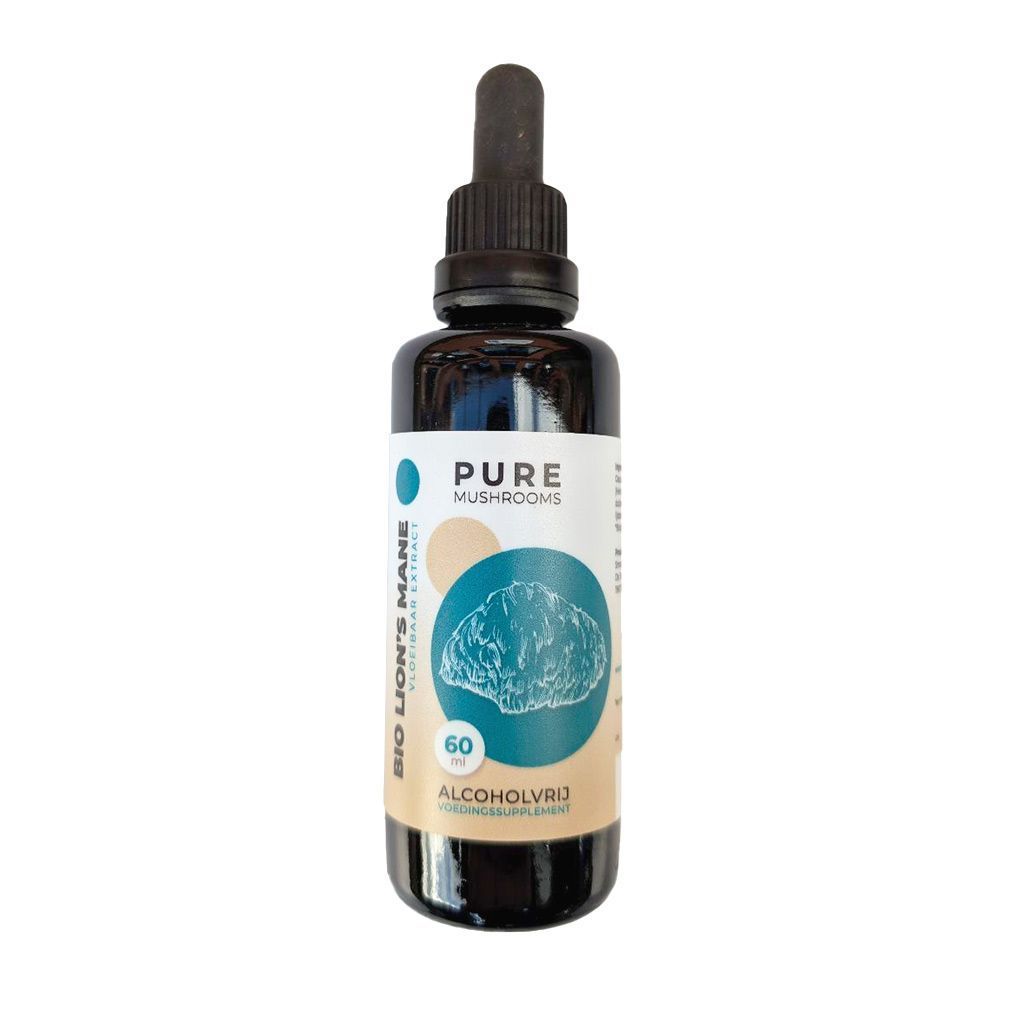Pure Mushrooms Löwenmähne Pilzextrakt alkoholfrei Bio (Reine Pilze) 60ml