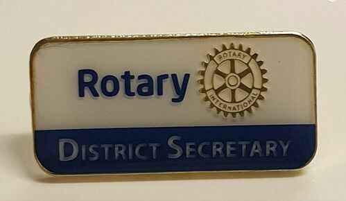 District Secretary Lapel