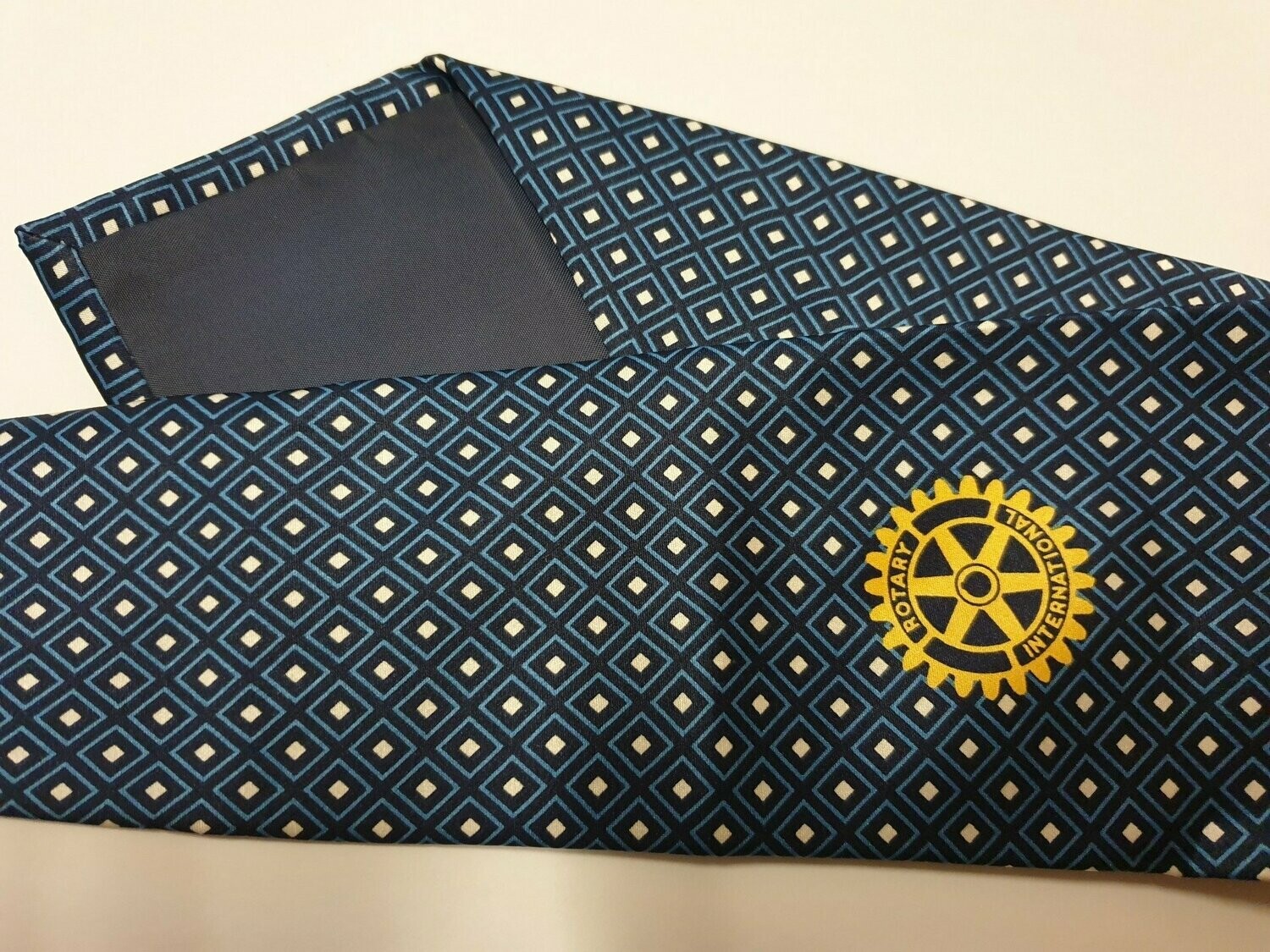 NEW - Silk Blue Diamond Tie