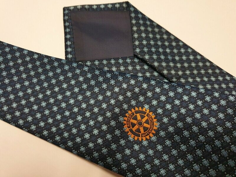 NEW - Polyester Blue Dot Tie