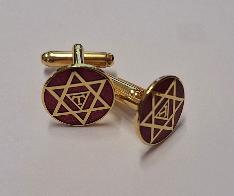 Masonic Chapter Cuff Links *SALE* WAS £15.00 Masonic Chapter Cuff Links *SALE* WAS £15.00