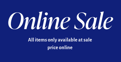 Online only sale