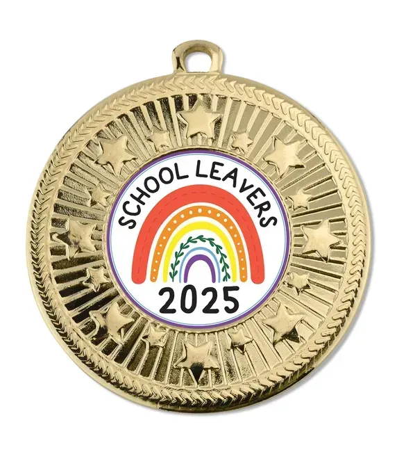 VF Star School Leavers 2025 Medal 50mm (2")