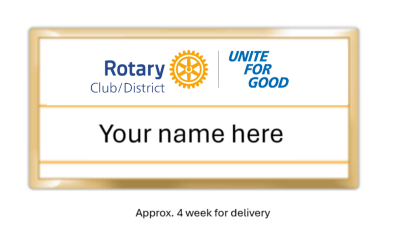 UNITE FOR GOOD - White Masterbrand Name Badge